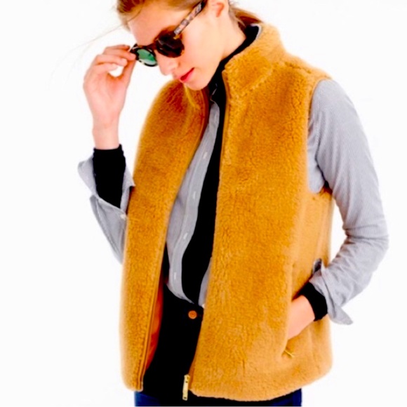 J. Crew Plush Fleece Excursion Vest XXS - Picture 4 of 4